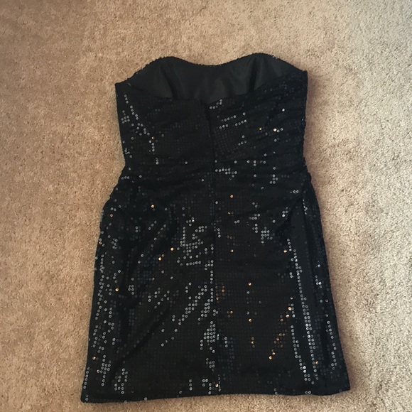 NWT Alfred Angelo Strapless Sequin Dress - Picture 6 of 8